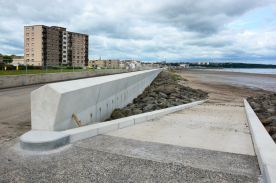 Kirkcaldy sea wall repairs