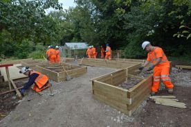 Walton Hall Academys garden receives makeover by Staffordshire 