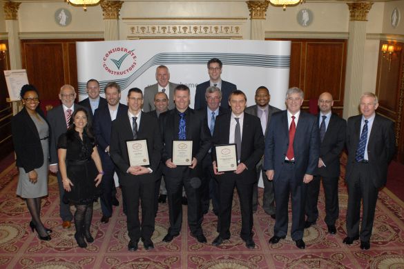 VolkerWessels UK teams after receiving their awards