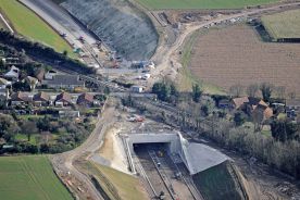 Aerial of the East Kent Access project