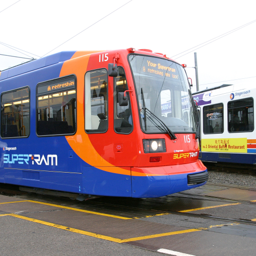 Sheffield Supertram works 2024