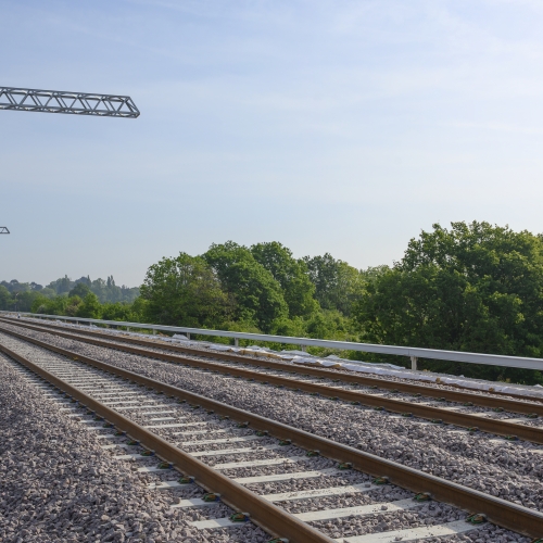 Installation of switches and crossings at Radlett Rail Freight Interchange