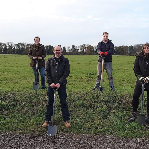 volunteers planted 360 trees in Thetford
