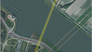 Cable crossing of North Sea Canal