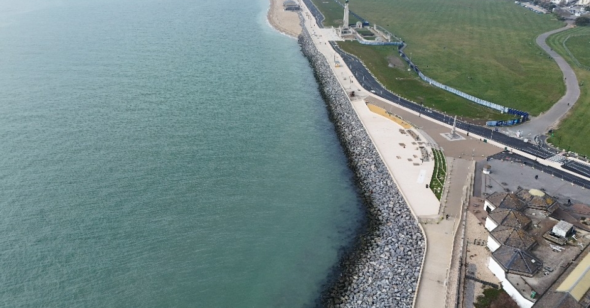Southsea Coastal Scheme team open new phase of seafront