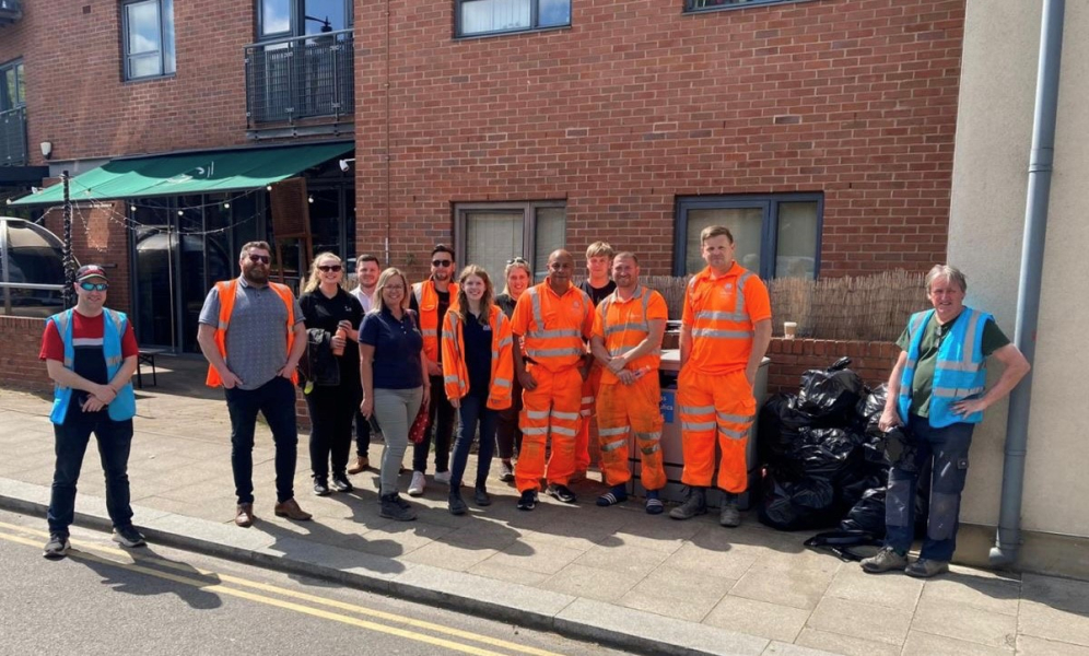 volunteering Kelham Island litter pick