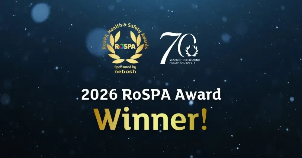 Rospa award winner 2026