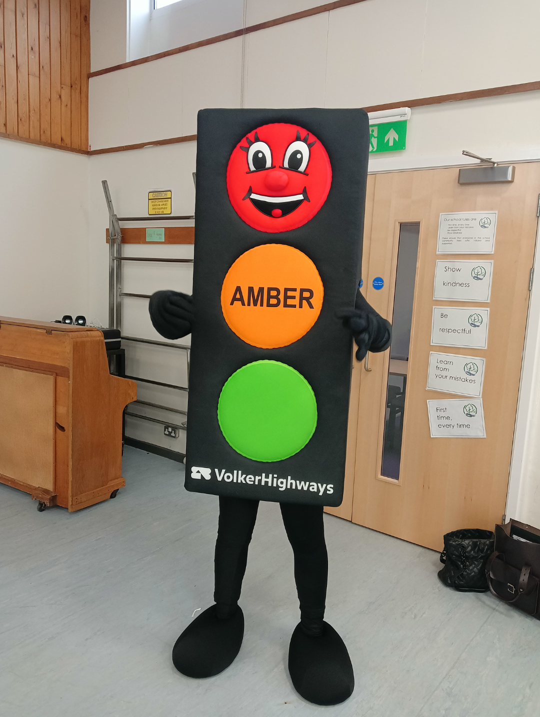 Amber the traffic light