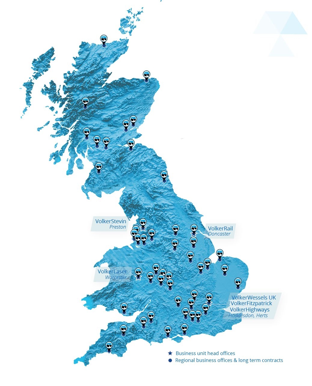 map of site locations
