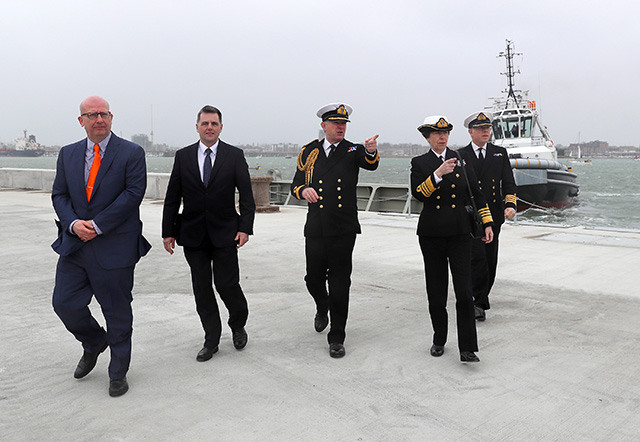 Princess Anne Opeining of Middle Jetty
