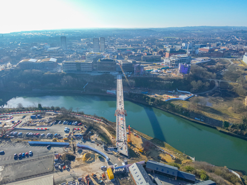 New Wear high-level Footbridge