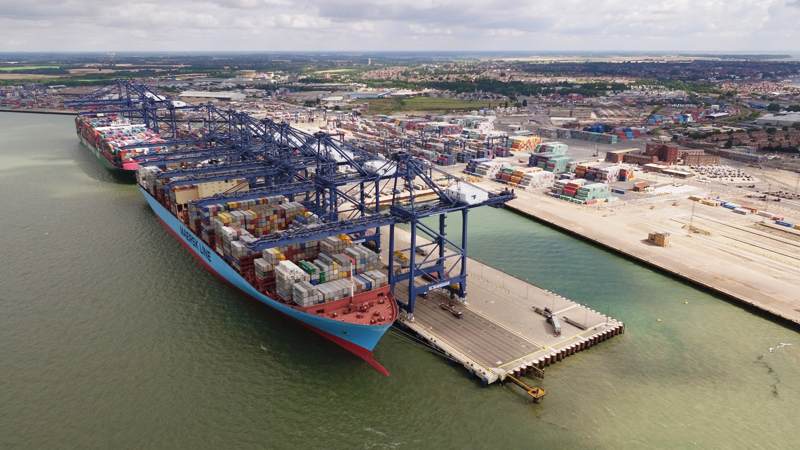 Felixstowe berth 9 yard VolkerFitzpatrick